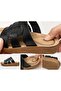 Women's Ultra Soft Sole Platform Heel Orthopedic Padded Everyday Mom Slippers - 4
