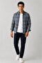 Gray Flannel Plaid Winter Shirt |   Mew127643-01 - 3