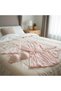 Women's Dowry and Bridal Trunk Set, Tulle Transparent Purple Color Bra, Slip and Dressing Gown 3-Piece Package Bb2685 - 4
