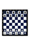 Chess Set Navy Blue,Foldable Magnetic Chess,Game for Kids,Adults and Beginners,Travel,Home,Table,Outdoor and Learning - 4