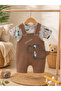 Dino Two-Piece Jumpsuit Baby Boy 6 Months, 9 Months, 12 Months