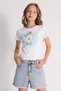 9-14 Years Old Mila Baby Girl T-Shirt-Blue