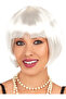 White Color Party Wig Short Blunt Hair (5263)