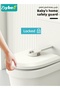 Baby Toilet Lock, Baby Safety Locks, Toilet Seat Locks, Baby Proof Toilet Locks, 3M Adhesive Pads, No Drilling, Ideal for Toddlers Children and Kids - 4