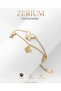 Women's Trendy Steel Bracelet with Double Row Butterfly Figures - 4