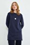 Fullamodest Lotus Flower Embossed Oversize Tunic - 4