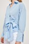 ARMALIFE 4707 SIDE-TIE DOUBLE-BREASTED WOMEN'S BLOUSE - 4
