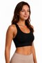 Padded Sports Bustier Women's Seamless Gathering Sports Bra – Flexible, Breathable, Daily Use - 3