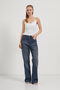 Lace Detailed Thin Strap Tank Top with Chest Support - 3