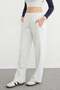 Palazzo Sweatpants with Side Stripes - 2