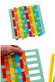 Weaving 12 Pieces Colorful Felt Woven Children's Activity Board Visual Sensory Development Motor Skill Toy Stress Relief Toy - 2