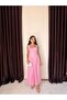 Women's Square Neck Thick Strap Design Dress - 2