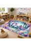 Unicorn Amaira Cushion Play Mat Rug – Soft Padded Carpet with Non-Slip Backing - 8