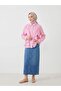 Ruffle Detail Tunic-Pink - 3