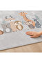 Kian Jungle Cushion Play Mat Rug – Soft Padded Carpet with Non-Slip Backing - 6