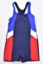 Girl's 304-1 Lycra Swimsuit with Shorts - 2