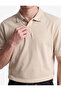 Regular Fit Short Sleeve Cotton Polo Neck T-Shirt - 4