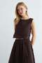 Muslin 2-Piece Set with Elastic Waist and Tasseled Skirt - 6