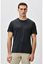 Siyah Basic Modal T-shirt - 3