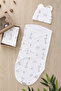 100% Cotton Swaddle Blanket for 0-3 Months Baby, Velcro Fastening, Soft Combed Cotton Fabric, Breathable Fabric - 2