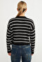 Striped Buttoned Knitwear Cardigan - 6