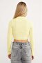Polo Neck Zippered Crop Bodysuit - 6