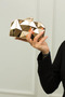 068 2200 Gold Gold Metal Evening Bag