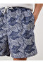 Swim Shorts - Dark blue - Patterned - 3