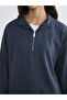 Esvab • Modern & Distinctive Stand Collar Women's Sweatshirt - 4