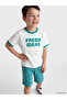 Two Mt Shop Quality Lcw Kids Green 2 Thread Flat Standard & Regular Boys' Shorts - 2