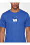 Xside Active Blue Crew Neck Printed Men's Sports T-Shirt - 4