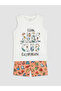 Nevavm Printed Boy's Swimsuit Set with Difference - 4