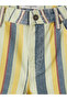 Alita City High Waist Striped Women's Jean Shorts with a Difference - 6