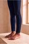 Elastic Detailed Children's Tights Navy Blue