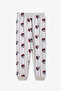 Optical White Girl's Minnie Mouse Cotton Long Sleeve 2-Piece Pajama Set - 3