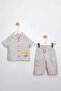 9-24 Months Atlas Leo Baby Boy Set-Navy Blue - 3