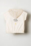 8-14 Years Shine Girl's Tshirt-Ecru