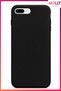 Black Liquid Velvet Silicone Case for iPhone 7 Plus