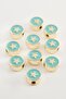 Semeglbl Star Enamel Horse (213641) 1 Piece-Turquoise