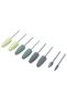 8Pcs/Set Dental Resin Base Polishing Burs Kits Dental Carbide Ball Strawberries Drill Polisher Ro... - 2