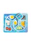 Baby Child Feeding Plate Surprise Fun Plate 23X30.5X3Cm Turkish Patent