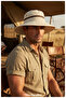 Unisex Wide Brim Mesh Foldable Safari Sun Hat Adjustable Drawstring Camping and Fishing Hat - 8