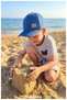 Both Sporty and Stylish, Denim Cap for Children (5-8 Years Old) (Size 50-53 cm) - 8