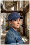 100% Acrylic, Washable Trucker Castro Hat, Adjustable with Belt Buckle (Unisex) - 7