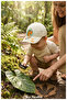 Modern Dinosaur Embroidered Baby Sun Hat - Cool and Protective - 0-18 Months (Size 44-46 cm)