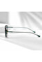 Brian Women Men Unisex Green Rectangle Square Frame Gradient Glass Unisex Uv400 Protection Sunglasses - 3
