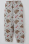 Baby Girl Pajama Set Love Themed Teddy Bear with Bow Patterned 9 Months-3 Years, Light Gray Melange - 8
