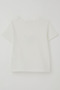 Girl's T-Shirt with Rhinestone Bow Printed 8-14 Years Old, Ecru - 3