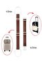 Suitcase Top Bag Fixing Belt and Bag Hanging Strap Set Red Green Color