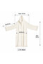 MUSLIN EYE BATHROBE -Cotton- Unisex Bathrobe - 6
